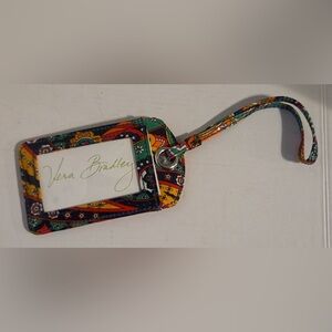 Vera Bradley Venetian Paisley Luggage Tag Id Tag